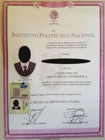 titulo del instructor ipn, unam o uam